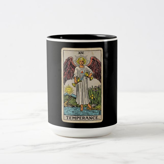 Tasse 2 Couleurs Le Tarot de la Tempérance (Centre)