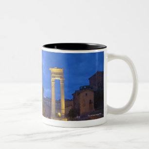 Tasse 2 Couleurs Le théâtre de Marcellus à Rome la nuit