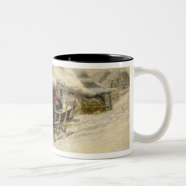 Tasse 2 Couleurs Le tour de Sleigh, 1896 (huile sur la toile) (Droit)