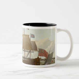 Tasse 2 Couleurs Le Trois-Maître "Britannia" à Rotterdam, 1698