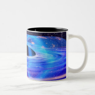 Tasse 2 Couleurs Le trou noir bleu de Nasa