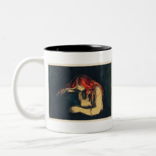 Tasse 2 Couleurs Le Vampire II par Edvard Munch