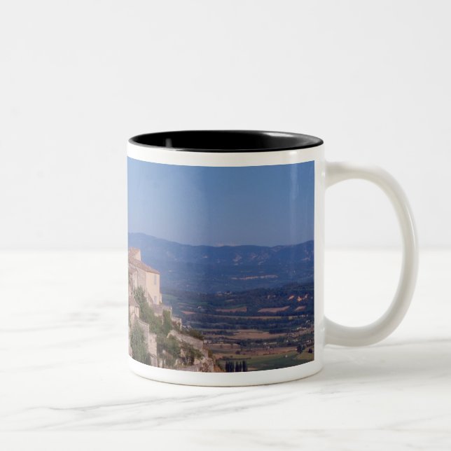 Tasse 2 Couleurs Le village perché de Gordes (Droit)