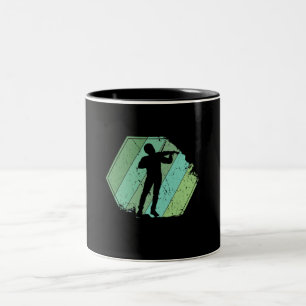 Tasse 2 Couleurs Lecteur de violon Rétro