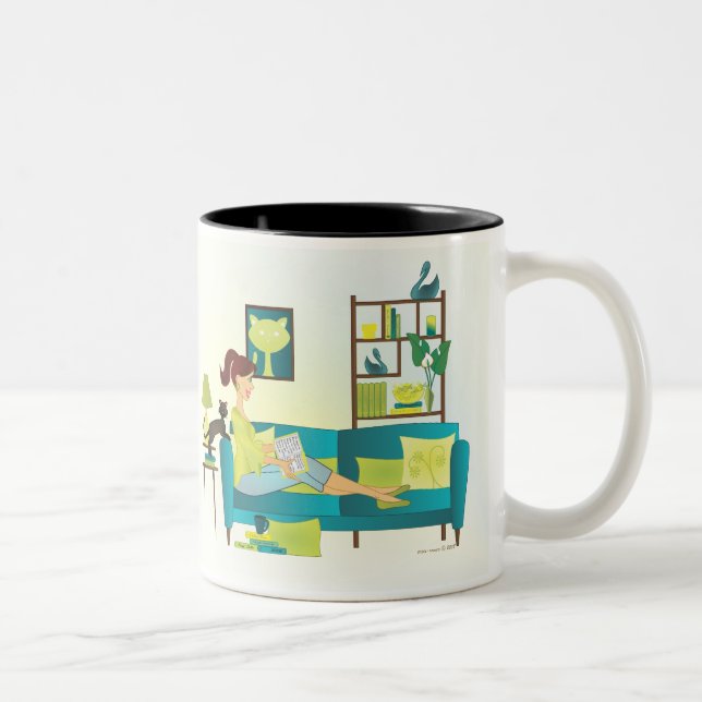 Tasse 2 Couleurs Lecture (Droit)