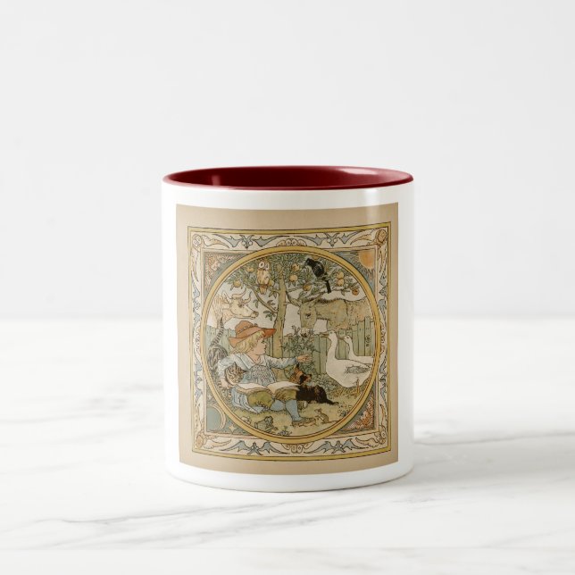 Tasse 2 Couleurs Lecture amusante (Centre)