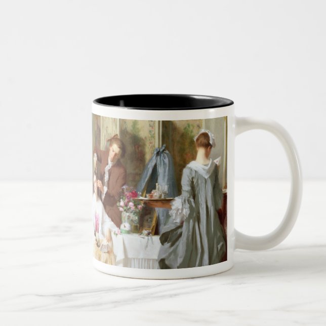 Tasse 2 Couleurs Lecture "Manon Lescaut" de Prevost d'Abbe, 1856 (Droit)
