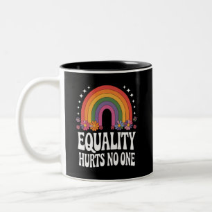 Tasse 2 Couleurs L'égalité ne nuit à personne Arc-en-ciel Égalité d