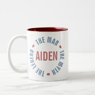 Tasse 2 Couleurs Légende de mythe d'homme d'Aiden personnalisable