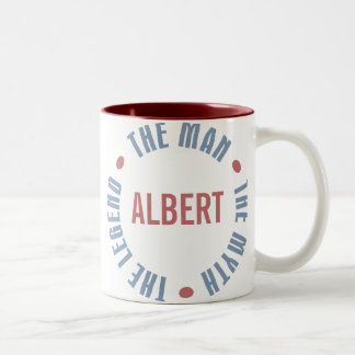 Tasse 2 Couleurs Légende de mythe d'homme d'Albert personnalisable