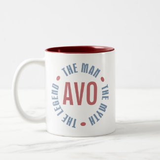 Tasse 2 Couleurs Légende de mythe d'homme d'Avo personnalisable