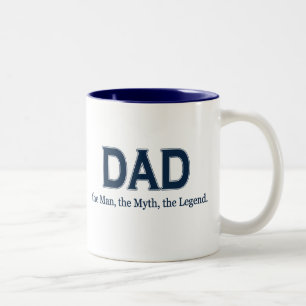 Tasse 2 Couleurs Légende de mythe d'homme de papa