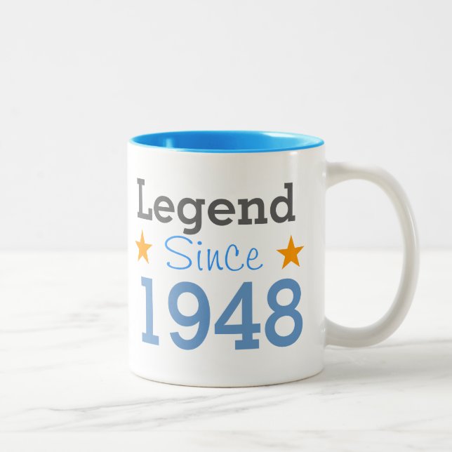 Tasse 2 Couleurs Légende depuis 1948 (Droit)