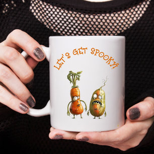 Tasse 2 Couleurs Légumes amusants Halloween