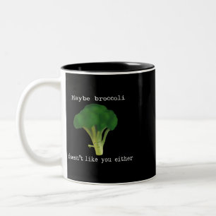 Tasse 2 Couleurs Légumes Broccoli ne vous plaît pas D0100101A