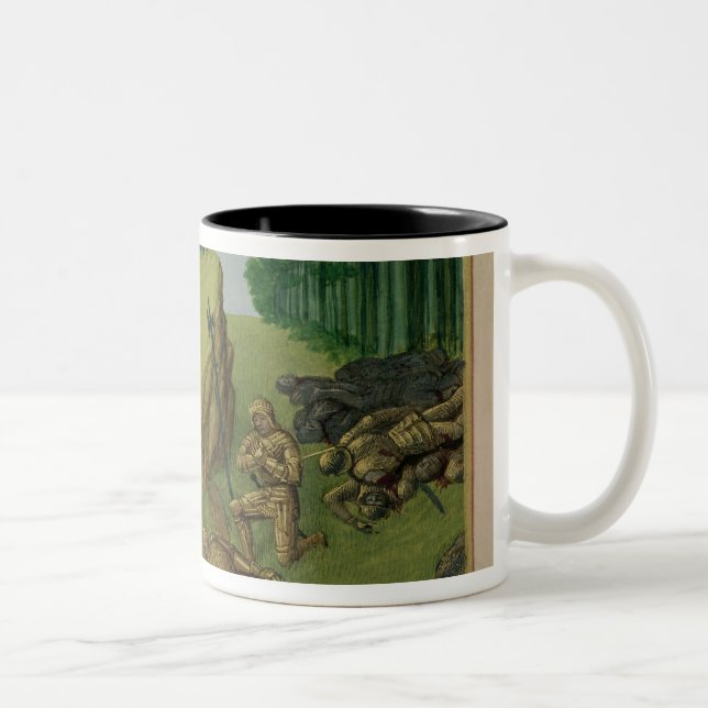 Tasse 2 Couleurs L'empereur Charlemagne trouve Roland (Droit)
