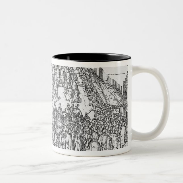 Tasse 2 Couleurs L'entrée solennelle de Matthias (Droit)