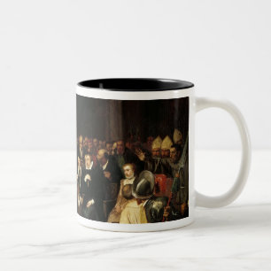 Tasse 2 Couleurs L'entretien de Poissy en 1561, 1840