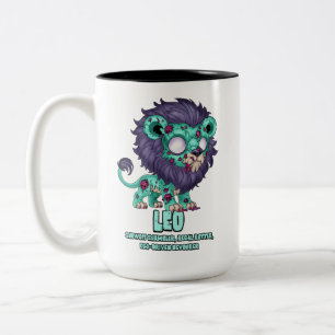 Tasse 2 Couleurs Leo Zombie