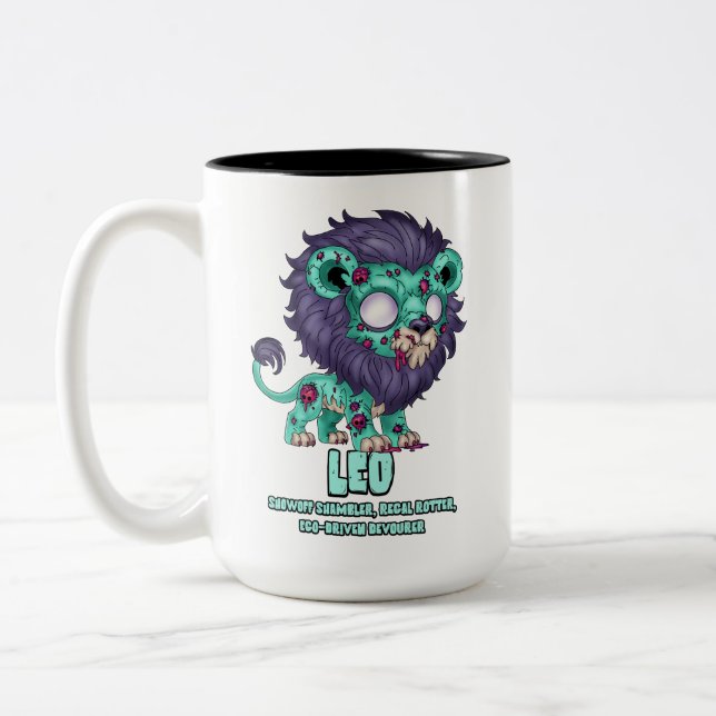 Tasse 2 Couleurs Leo Zombie (Gauche)