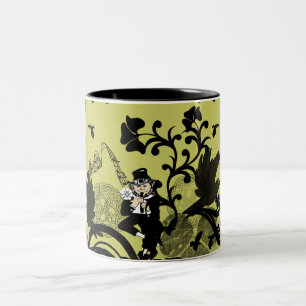 Tasse 2 Couleurs Leprechaun en noir