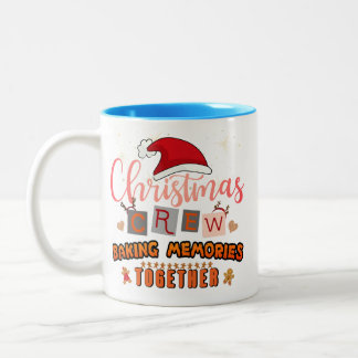 Tasse 2 Couleurs L'équipage de Noël cuire des souvenirs ensemble