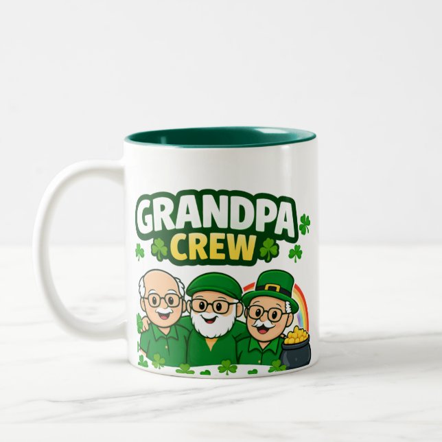 Tasse 2 Couleurs L'équipage de Papy (Gauche)