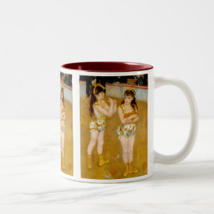 Tasse 2 Couleurs Les acrobates de Renoir au Cirque Fernando (1879)