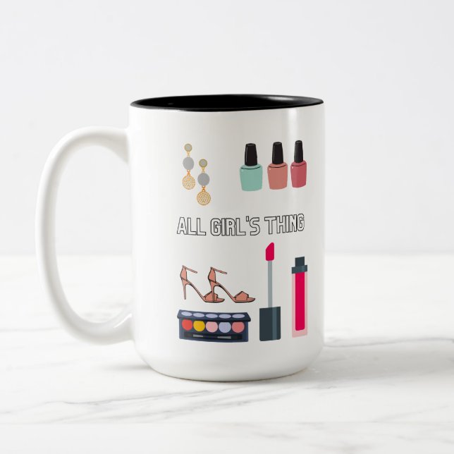Tasse 2 Couleurs Les affaires de la fille (Gauche)