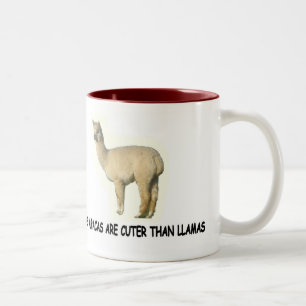 Tasse 2 Couleurs Les alpaga sont plus mignons que des lamas