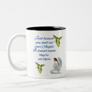 Tasse 2 Couleurs Les anges gardien observent au-dessus de vous