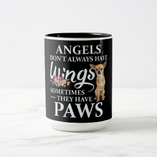 Tasse 2 Couleurs Les anges n'ont pas toujours d'ailes