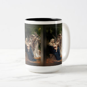 Tasse 2 Couleurs Les Anges par William Adolphe Bouguereau