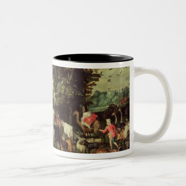 Tasse 2 Couleurs Les animaux entrant dans l'arche de Noé (Droit)