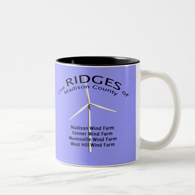Tasse 2 Couleurs Les arêtes du comté de Madison - droit (Droit)