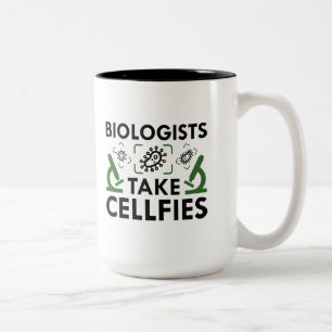 Tasse 2 Couleurs Les biologistes prennent des cellules