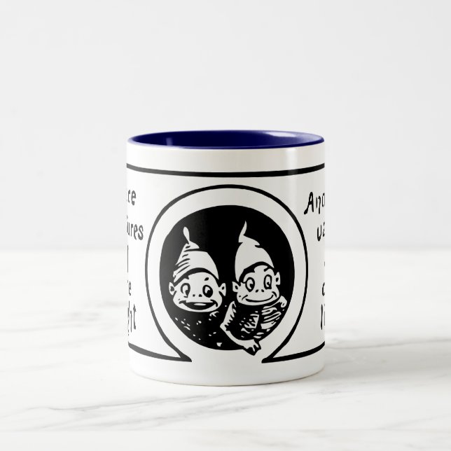 Tasse 2 Couleurs Les "brownie" : Nous sommes des créatures de la (Centre)