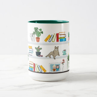 Tasse 2 Couleurs Les Chats Sur La Librairie