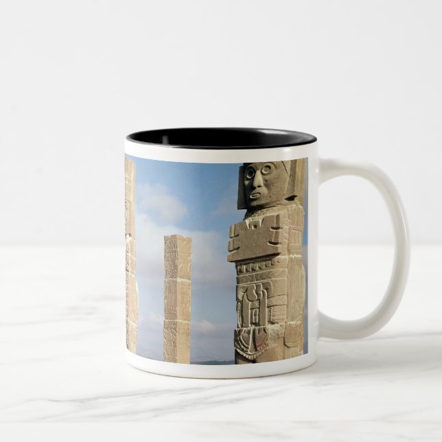 Tasse 2 Couleurs Les colonnes atlantean sur la pyramide B (Droit)
