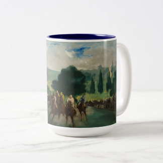 Tasse 2 Couleurs Les courses à Longchamp - Édouard Manet