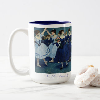 Tasse 2 Couleurs Les danseurs bleus mug.