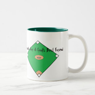 Tasse 2 Couleurs Les diamants de base-ball sont un meilleur ami de