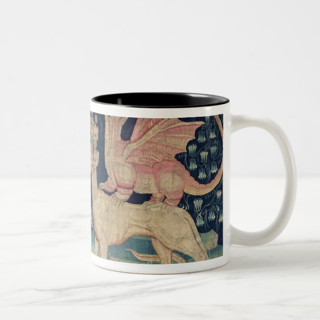 Tasse 2 Couleurs Les dragons vomissant des grenouilles (Droit)