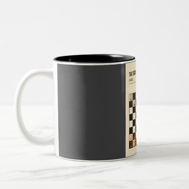 Tasse 2 Couleurs Les échecs de défense sicilienne Ouverture du livr (Gauche)