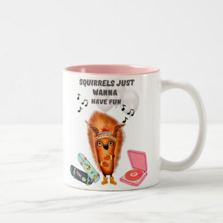 Tasse 2 Couleurs Les Écureuils Veux Juste S'Amuser