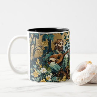 Tasse 2 Couleurs Les elfes jouent aux lutes dans la forêt