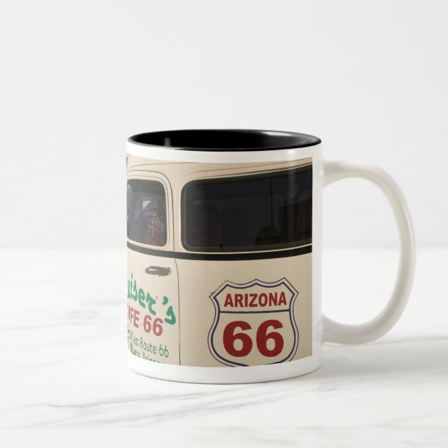 Tasse 2 Couleurs Les Etats-Unis, Arizona, Williams : Café 66 de (Droit)