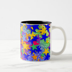 Tasse 2 Couleurs Les étoiles spatiales