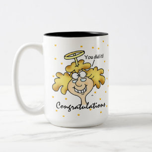 Tasse 2 Couleurs Les félicitations d'Angel Midge pour le succès d