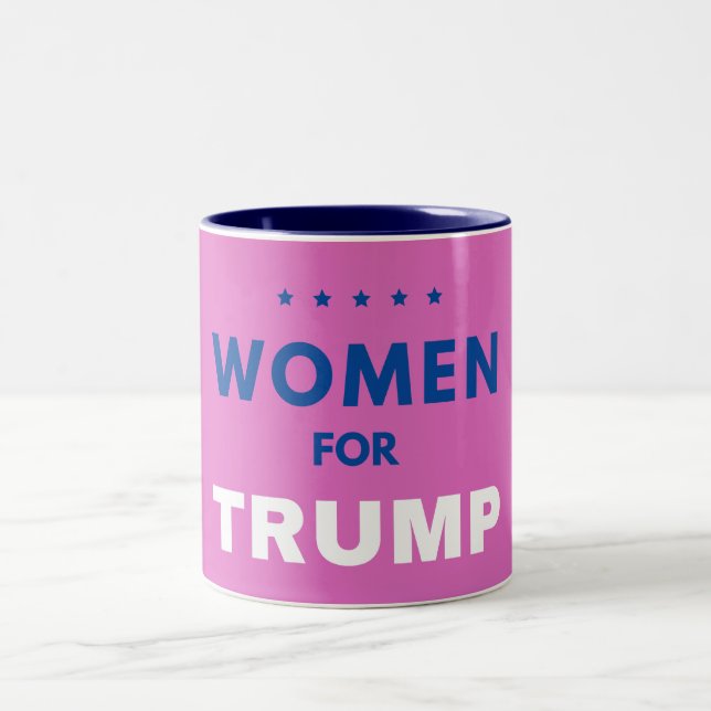 Tasse 2 Couleurs Les Femmes Pour Trump (Centre)